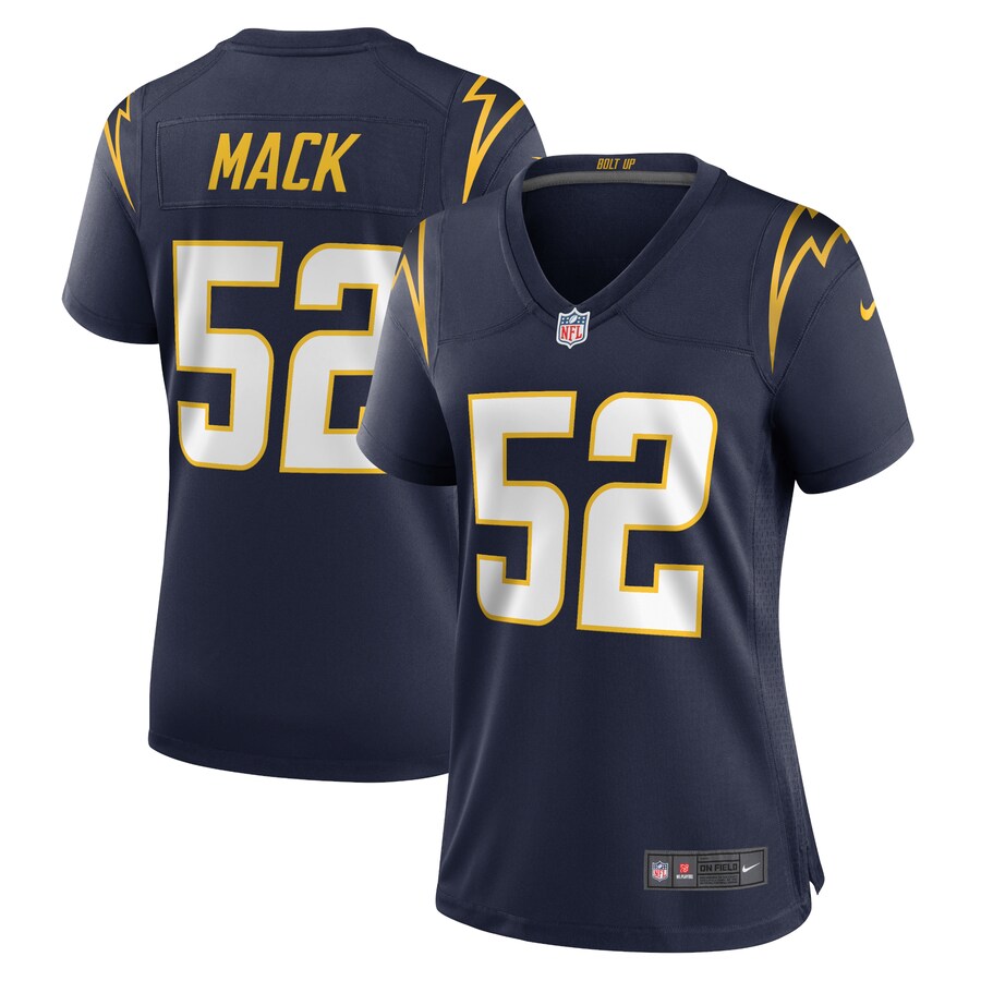 Women's Los Angeles Chargers Khalil Mack Nike Navy Alternate Game Jersey - ujerseystore