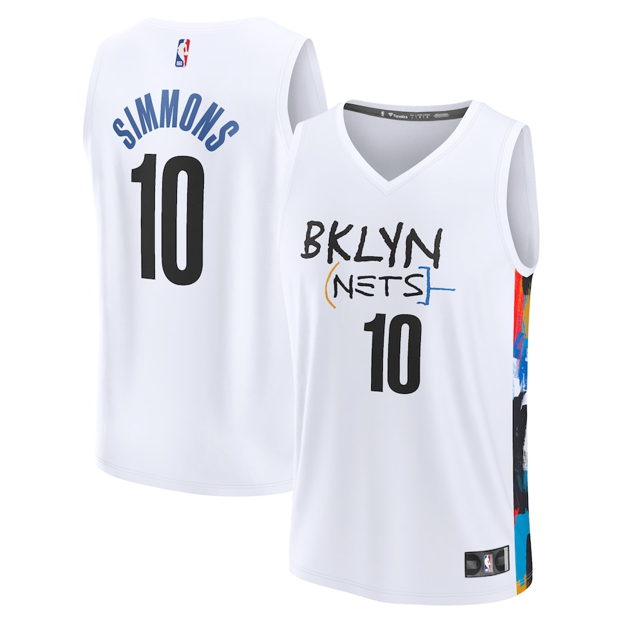 Men's Brooklyn Nets Ben Simmons Fanatics White Fastbreak Jersey - City Edition - ujerseystore