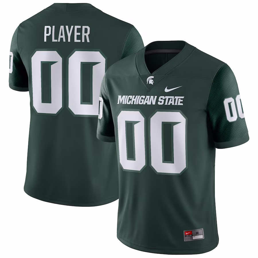 Michigan State Spartans Nike Pick-A-Player NIL Replica Football Jersey - Green - ujerseystore