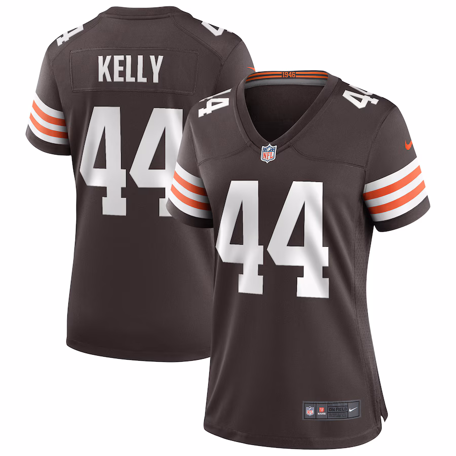 Women's Cleveland Browns Leroy Kelly Nike Brown Game Retired Player Jersey - ujerseystore