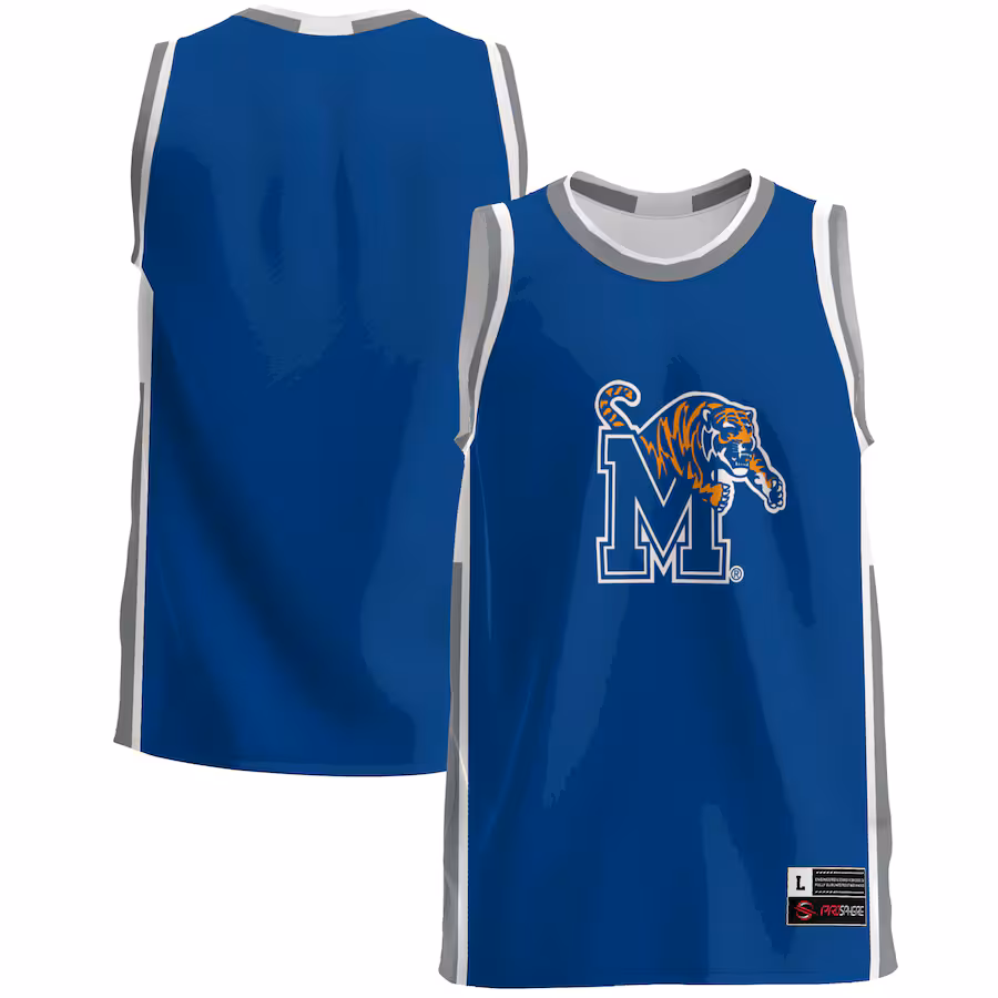 Men's GameDay Greats  Blue Memphis Tigers  Lightweight Basketball Jersey - ujerseystore