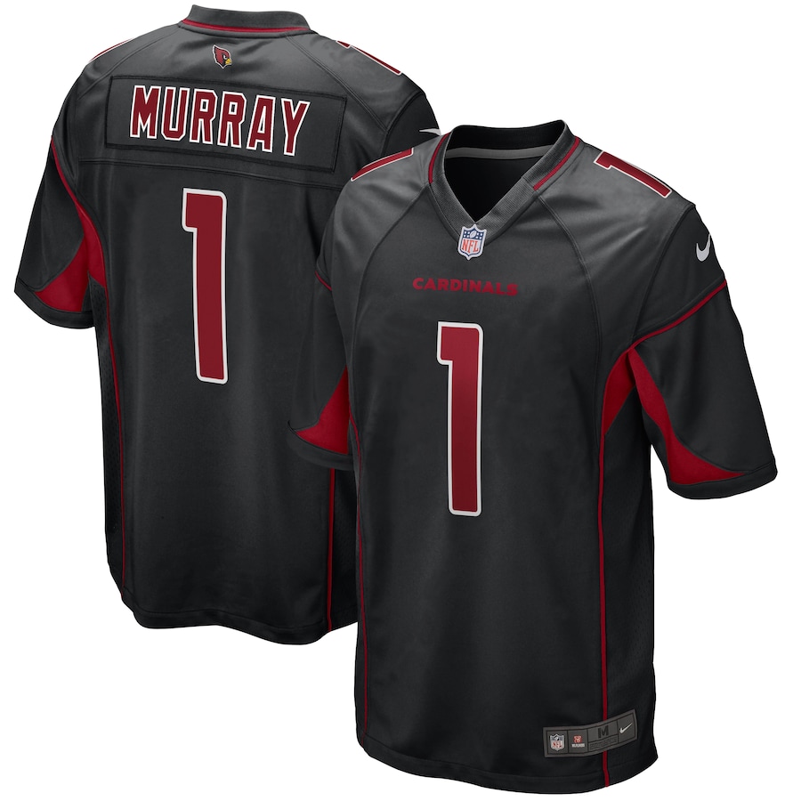 Men's Arizona Cardinals Kyler Murray Nike Black 2nd Alternate Game Jersey - ujerseystore