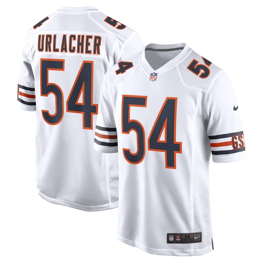 Men's Chicago Bears Brian Urlacher Nike White Retired Player Game Jersey - ujerseystore
