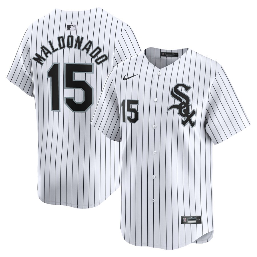 Men's Chicago White Sox Martín Maldonado Nike White Home Limited Player Jersey - ujerseystore