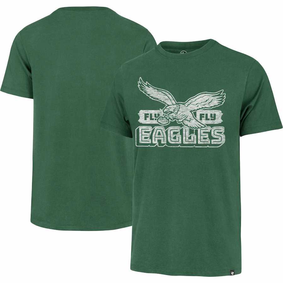 Men's Philadelphia Eagles '47 Midnight Green Gridiron Classics Regional Franklin T-Shirt - ujerseystore