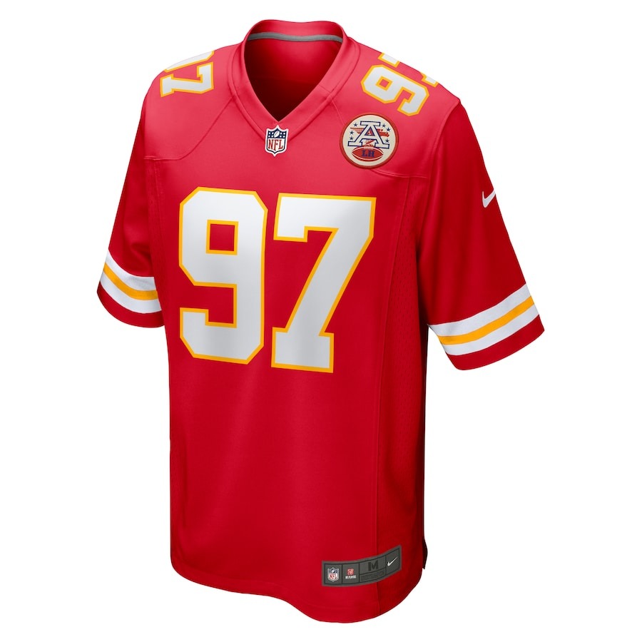 Men's Kansas City Chiefs Felix Anudike-Uzomah Nike Red 2023 NFL Draft First Round Pick Game Jersey - ujerseystore