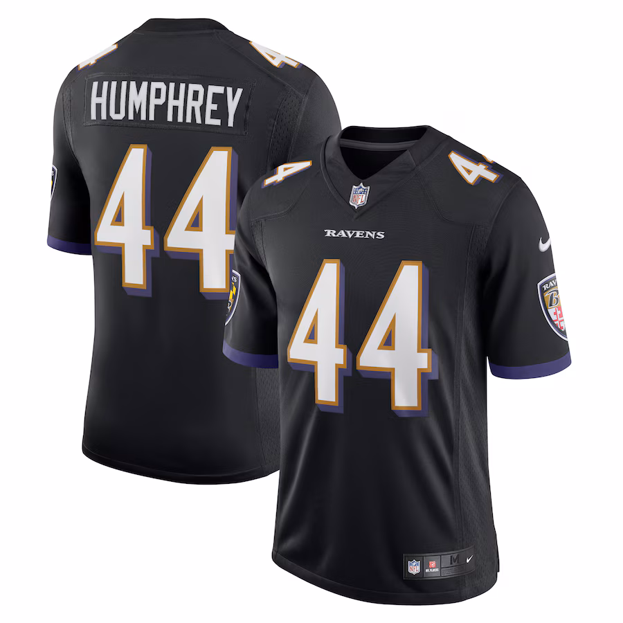 Men's Baltimore Ravens Marlon Humphrey Nike Black Vapor Limited Jersey - ujerseystore