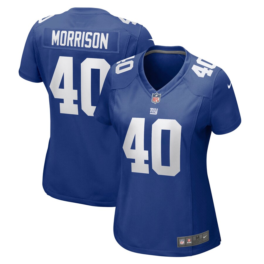 Women's New York Giants Joe Morrison Nike Royal Retired Player Jersey - ujerseystore
