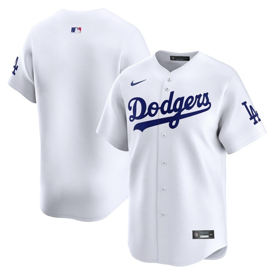 Youth Los Angeles Dodgers Nike White Home Limited Jersey - ujerseystore