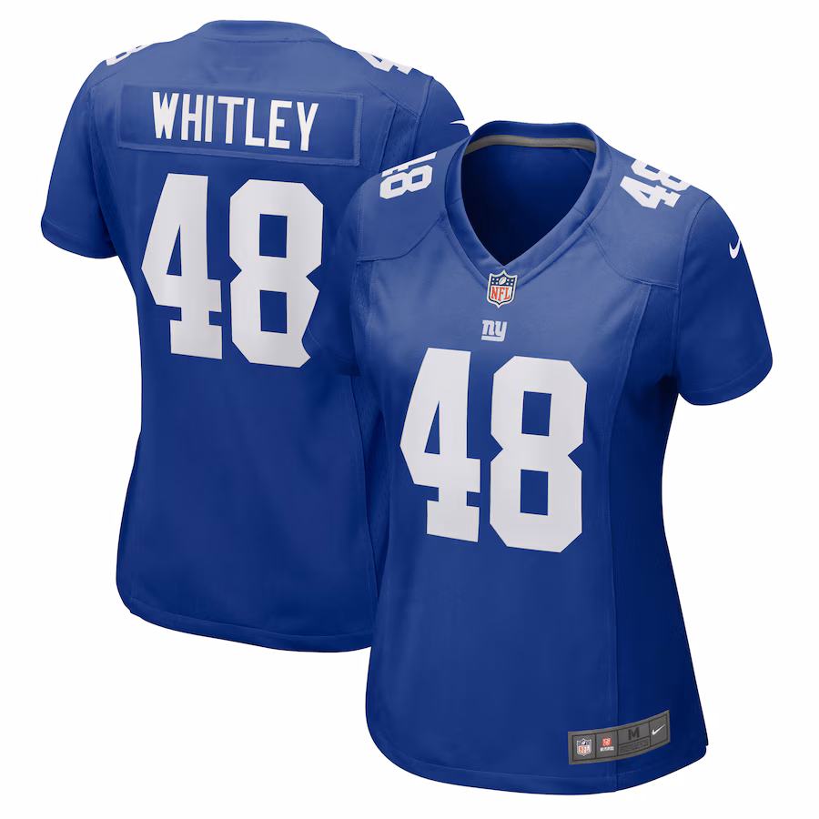 Women's New York Giants Benton Whitley Nike Royal Game Jersey - ujerseystore
