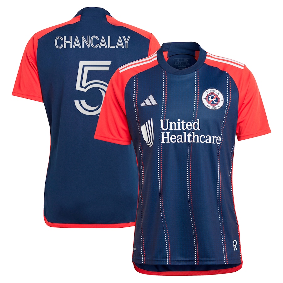 Men's New England Revolution Tomás Chancalay adidas Navy 2024 Boston Tea Party Replica Player Jersey - ujerseystore