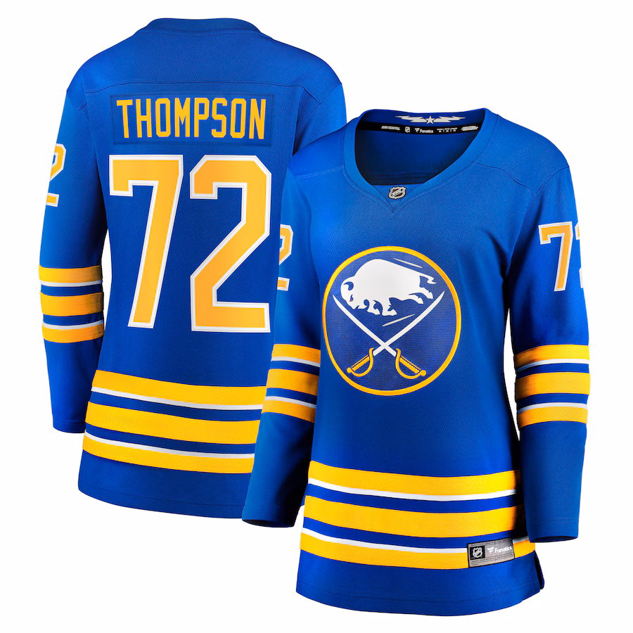 Women's Buffalo Sabres Tage Thompson Fanatics Royal Home Breakaway Player Jersey - ujerseystore