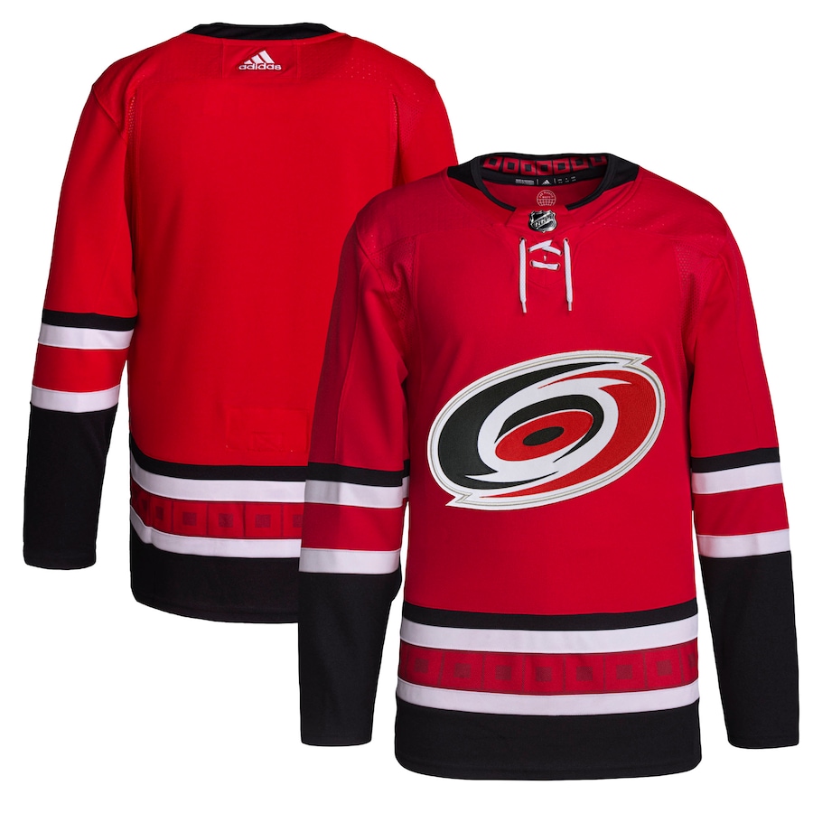 Men's Carolina Hurricanes adidas Red Alternate Primegreen Authentic Jersey - ujerseystore