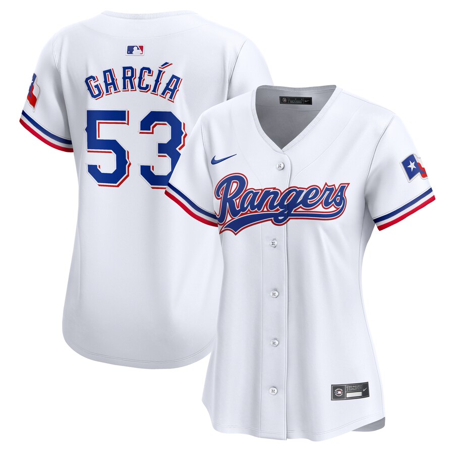 Women's Texas Rangers Adolis García Nike White Home Limited Player Jersey - ujerseystore