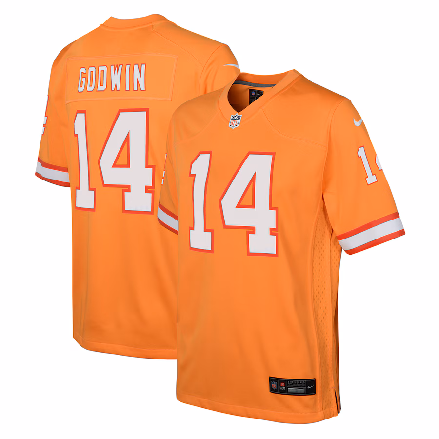 Youth Tampa Bay Buccaneers Chris Godwin Nike Orange Game Jersey - ujerseystore