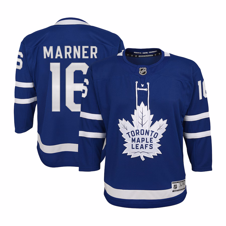 Youth Toronto Maple Leafs Mitchell Marner Blue Home Premier Player Jersey - ujerseystore