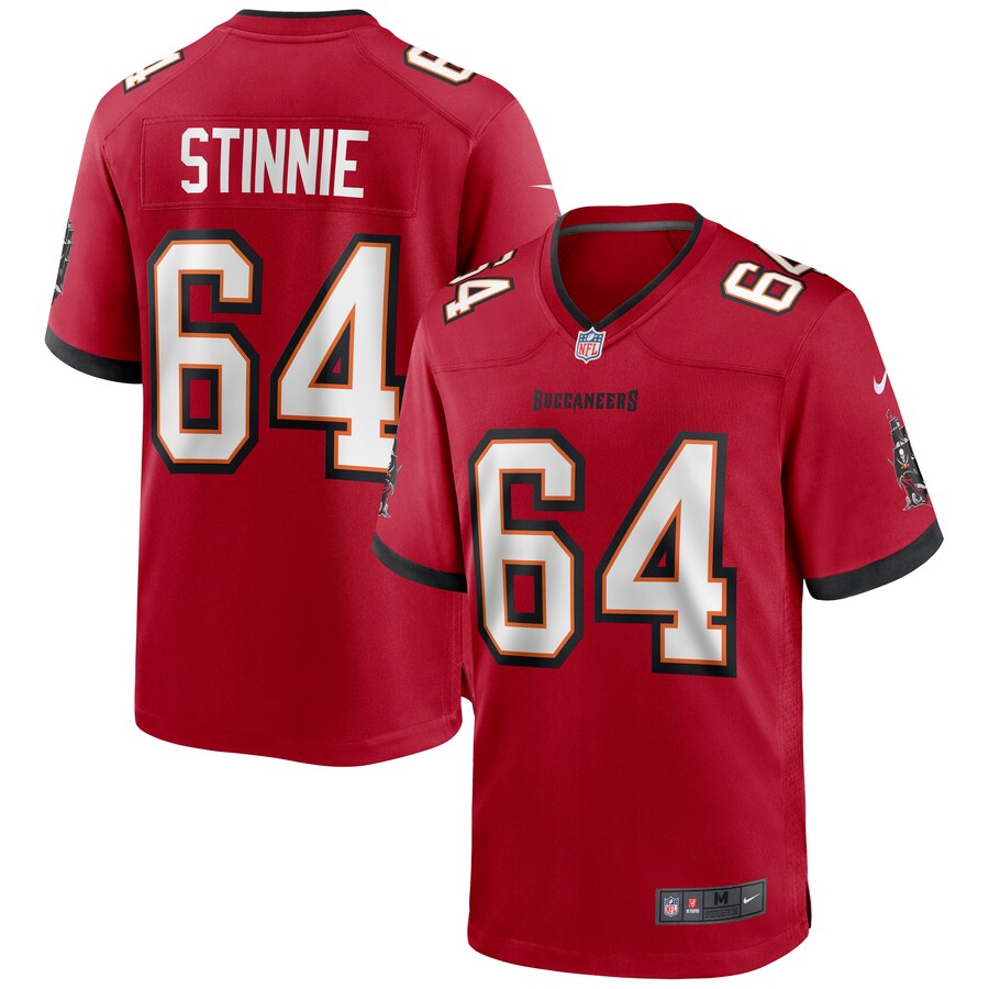 Men's Tampa Bay Buccaneers Aaron Stinnie Nike Red Game Jersey - ujerseystore