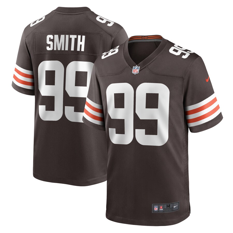 Men's Cleveland Browns Za'Darius Smith Nike  Brown Team Game Jersey - ujerseystore