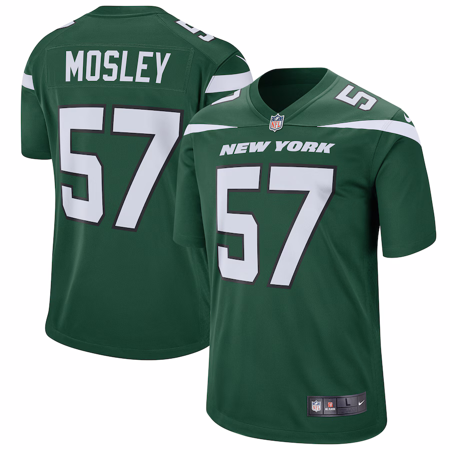 Men's New York Jets C.J. Mosley Nike Gotham Green Game Jersey - ujerseystore