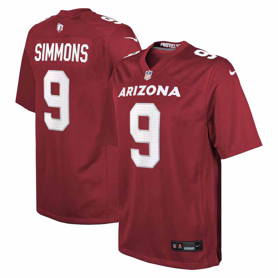 Youth Arizona Cardinals Isaiah Simmons Nike Cardinal Game Jersey - ujerseystore