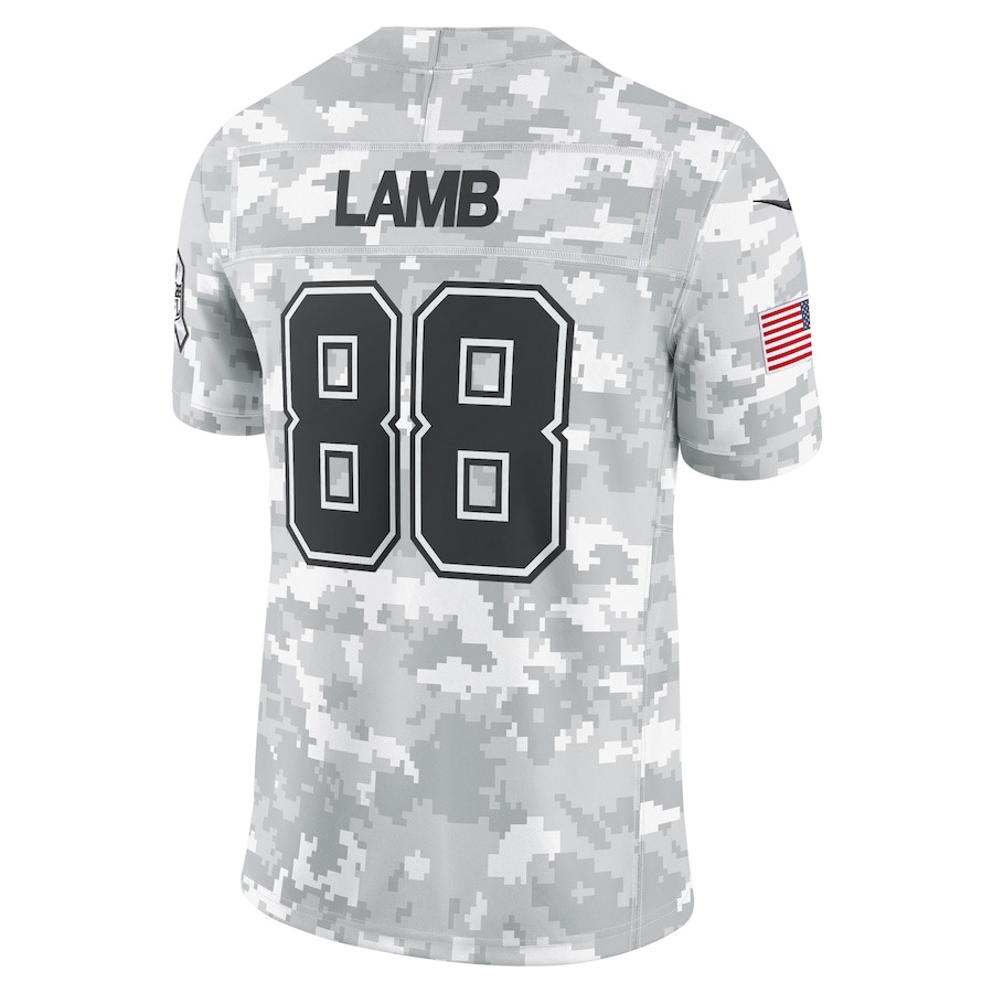 Men's Dallas Cowboys CeeDee Lamb Nike Arctic Camo 2024 Salute to Service Limited Jersey - ujerseystore