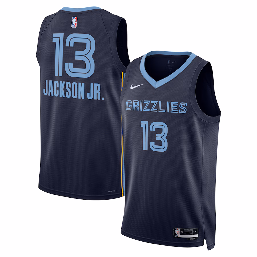 Unisex Memphis Grizzlies Jaren Jackson Jr. Nike Navy Swingman Jersey - Icon Edition - ujerseystore