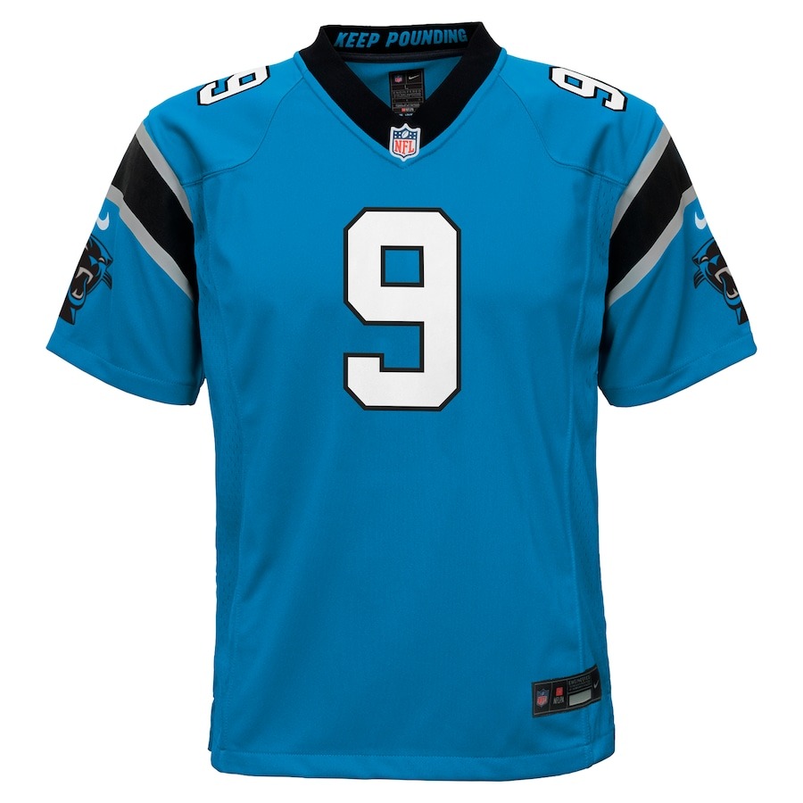 Youth Carolina Panthers Bryce Young Nike Blue Game Jersey - ujerseystore