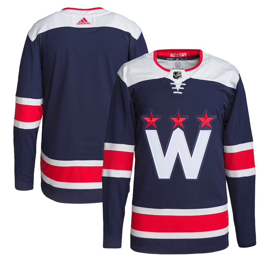 Men's Washington Capitals adidas Navy Alternate Authentic Jersey - ujerseystore