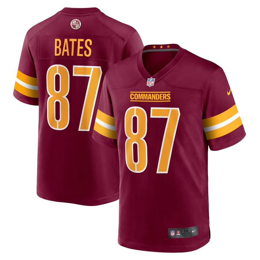 Men's Washington Commanders John Bates Nike  Burgundy  Game Jersey - ujerseystore