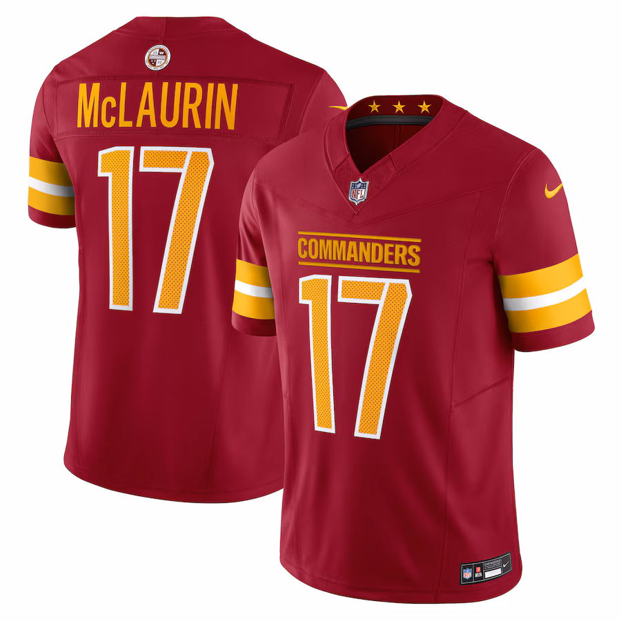 Men's Washington Commanders Terry McLaurin Nike Burgundy Vapor F.U.S.E. Limited Jersey - ujerseystore
