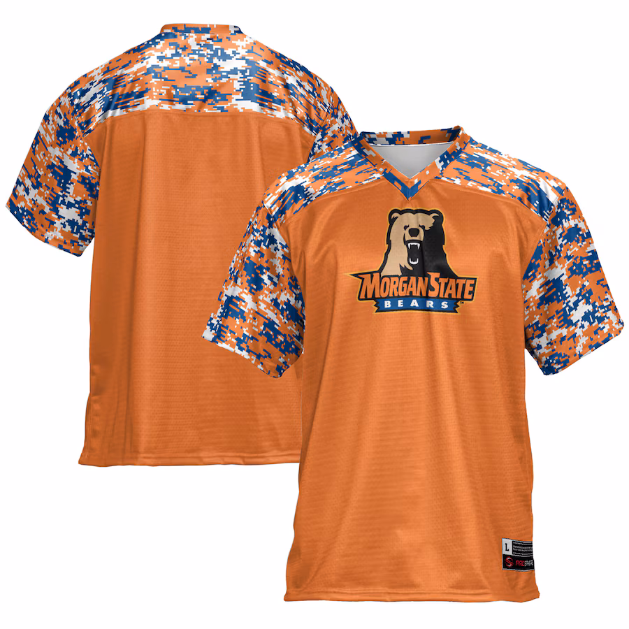 Men's GameDay Greats Blue Morgan State Bears Football Jersey - ujerseystore