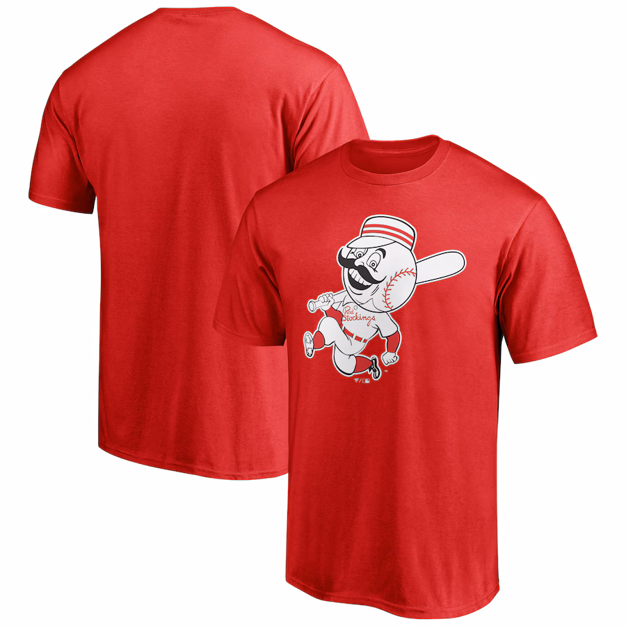 Men's Cincinnati Reds Red Cooperstown Collection Huntington T-Shirt - ujerseystore