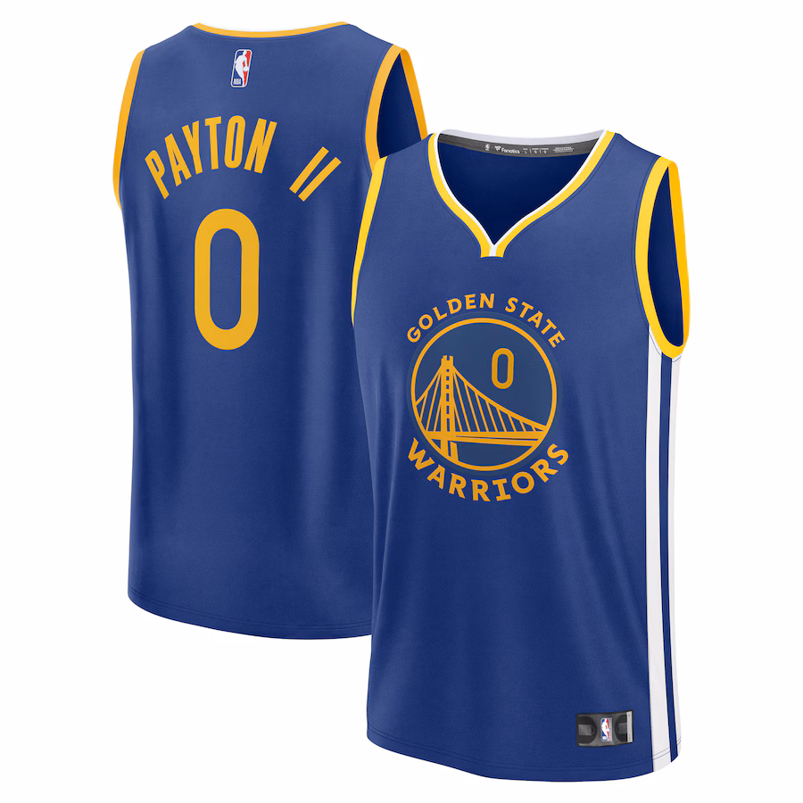Men's Golden State Warriors Gary Payton II Fanatics Royal Fast Break Replica Player Jersey - Icon Edition - ujerseystore