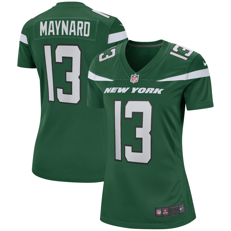 Women's New York Jets Don Maynard Nike Gotham Green Game Retired Player Jersey - ujerseystore