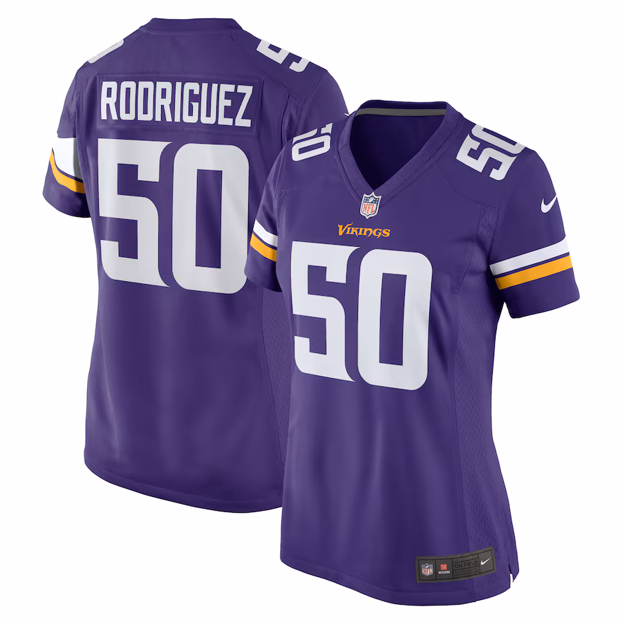 Women's Minnesota Vikings Levi Drake Rodriguez Nike  Purple Game Jersey - ujerseystore
