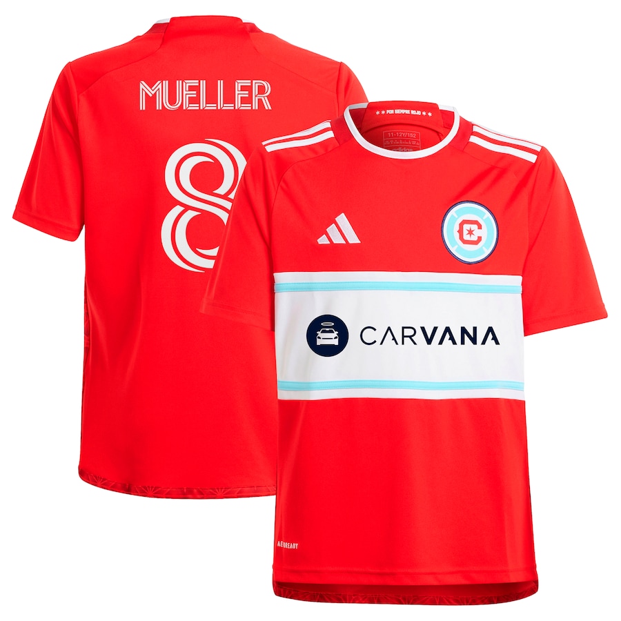 Youth Chicago Fire Chris Mueller adidas Red 2024 Return To Red Replica Player Jersey - ujerseystore