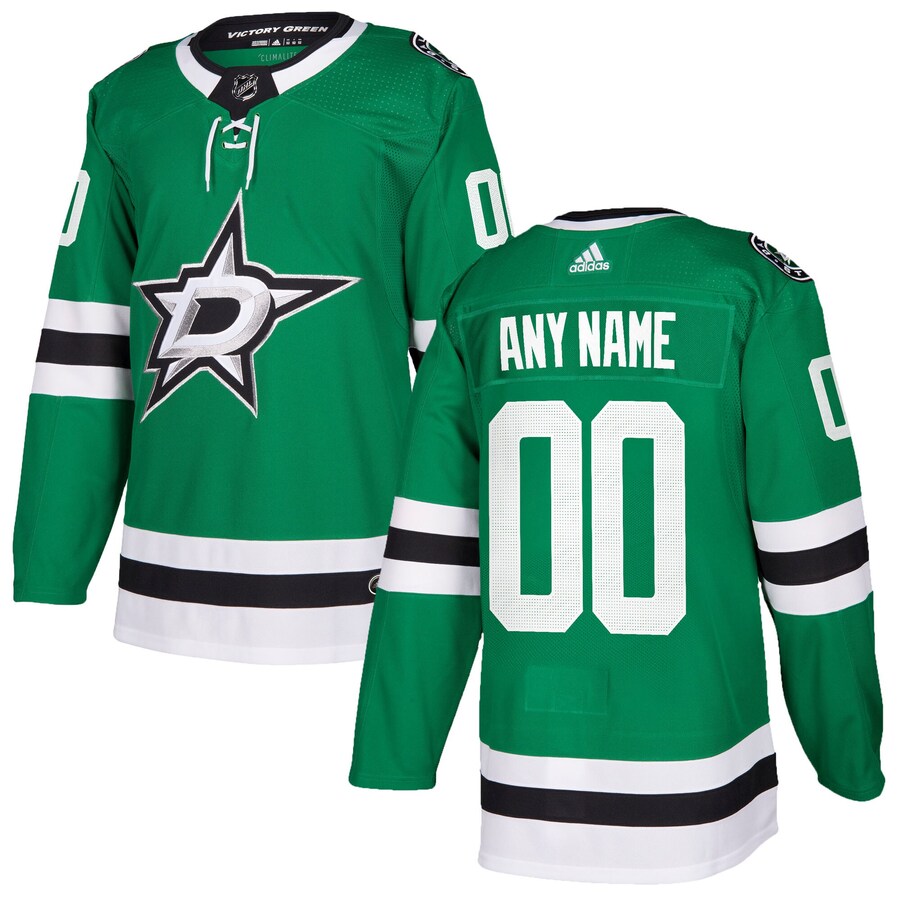 Men's Dallas Stars adidas Kelly Green Authentic Custom Jersey - ujerseystore