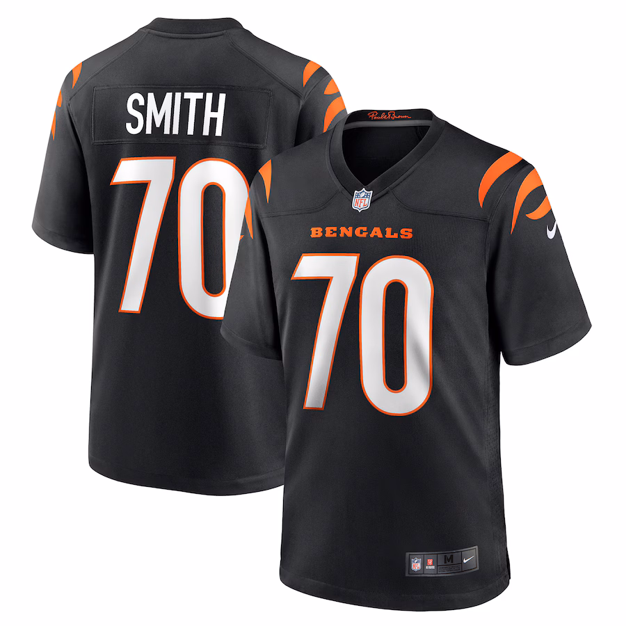 Men's Cincinnati Bengals D'Ante Smith Nike Black Game Jersey - ujerseystore