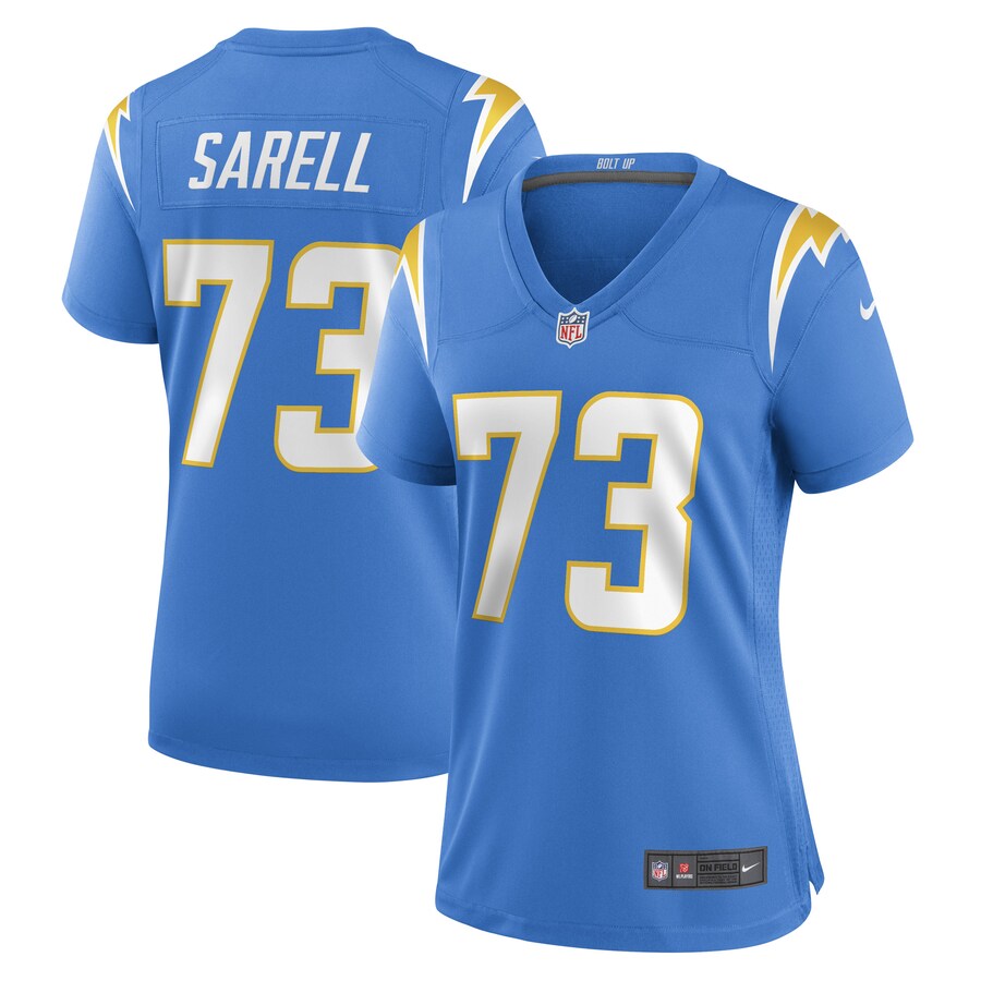 Women's Los Angeles Chargers Foster Sarell Nike Powder Blue Game Player Jersey - ujerseystore