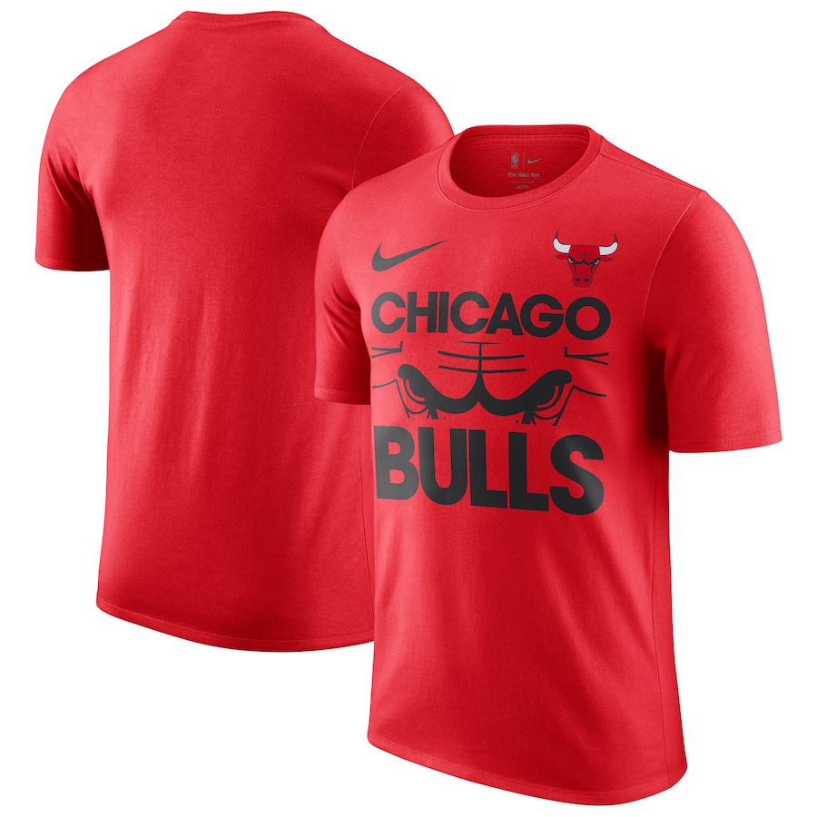 Men's Chicago Bulls Nike Red Courtside This Is Our Year T-Shirt - ujerseystore