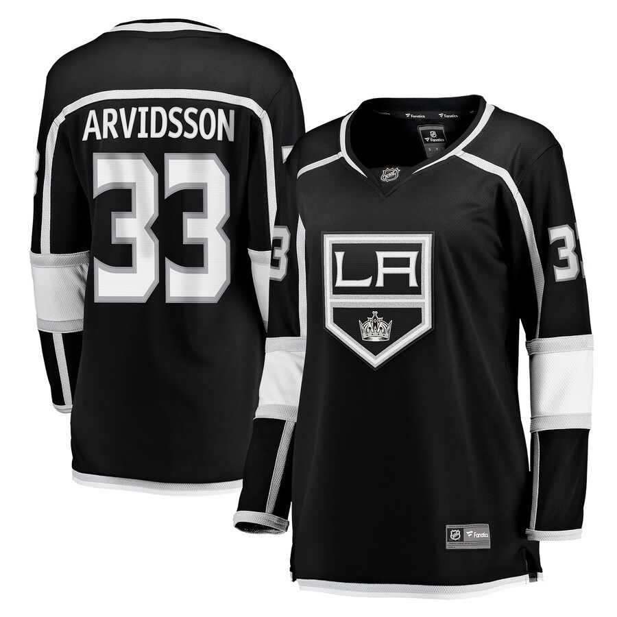 Women's Los Angeles Kings Viktor Arvidsson Fanatics Branded Black Home Breakaway Player Jersey - ujerseystore