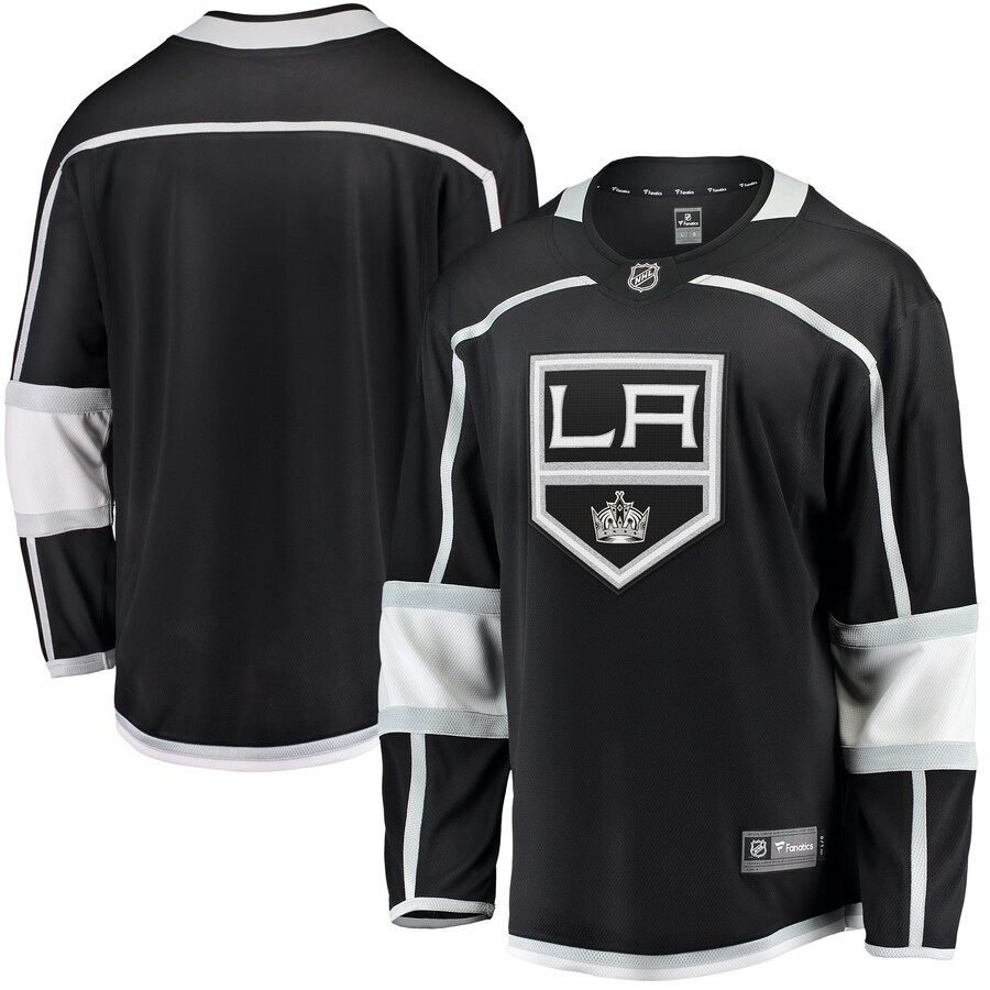 Men's Los Angeles Kings Fanatics Branded Black 2020/21 Home Breakaway Jersey - ujerseystore
