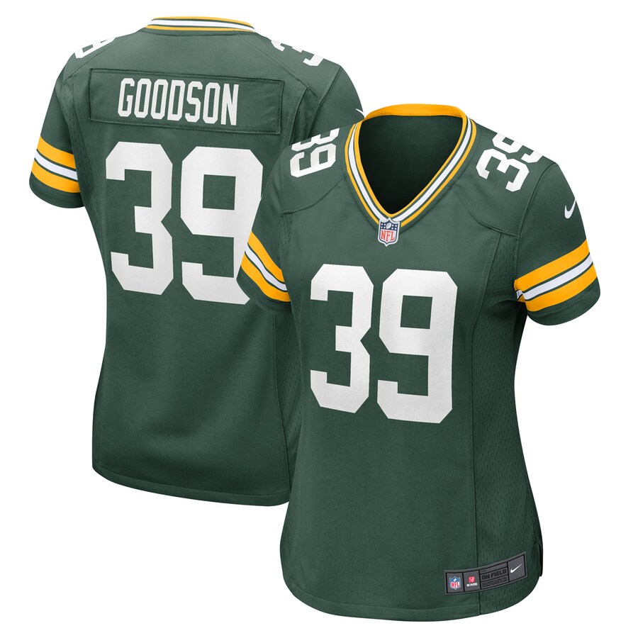 Women's Green Bay Packers Tyler Goodson Nike Green Game Player Jersey - ujerseystore