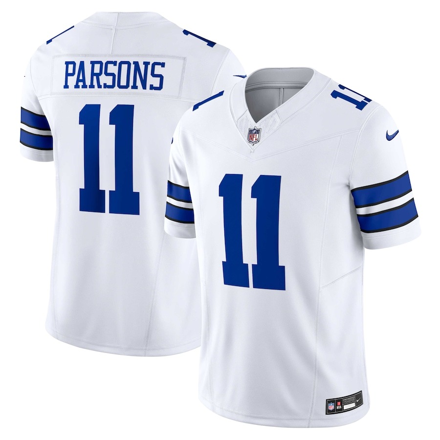 Men's Dallas Cowboys Micah Parsons Nike White Vapor F.U.S.E. Limited Jersey - ujerseystore