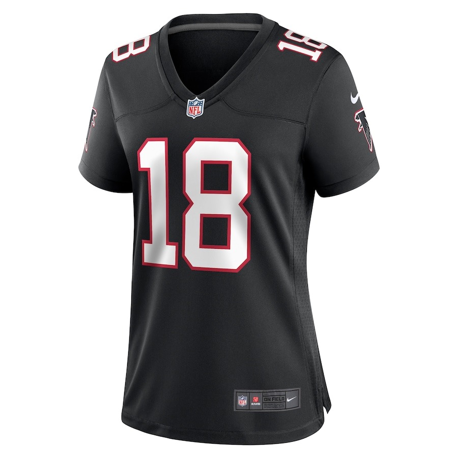 Women's Atlanta Falcons Kirk Cousins Nike  Black Alternate Game Jersey - ujerseystore