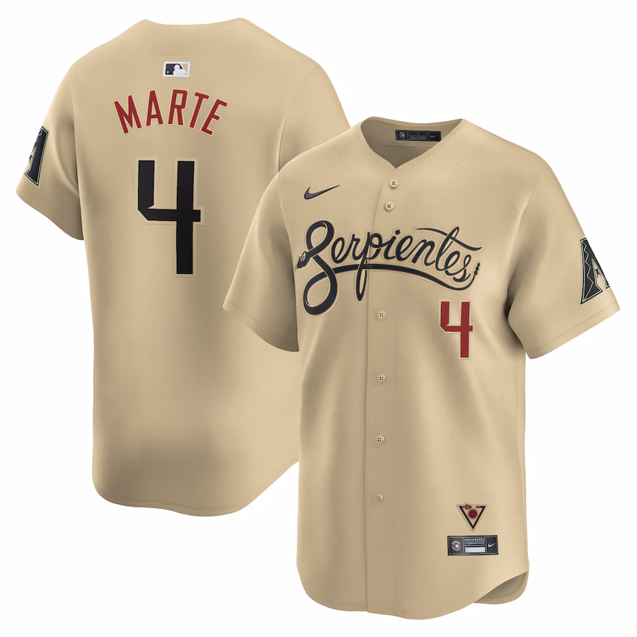 Men's Arizona Diamondbacks Ketel Marte Nike Sand City Connect Limited Player Jersey - ujerseystore