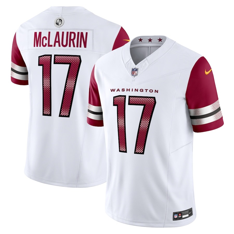 Men's Washington Commanders Terry McLaurin Nike White Vapor F.U.S.E. Limited Jersey - ujerseystore