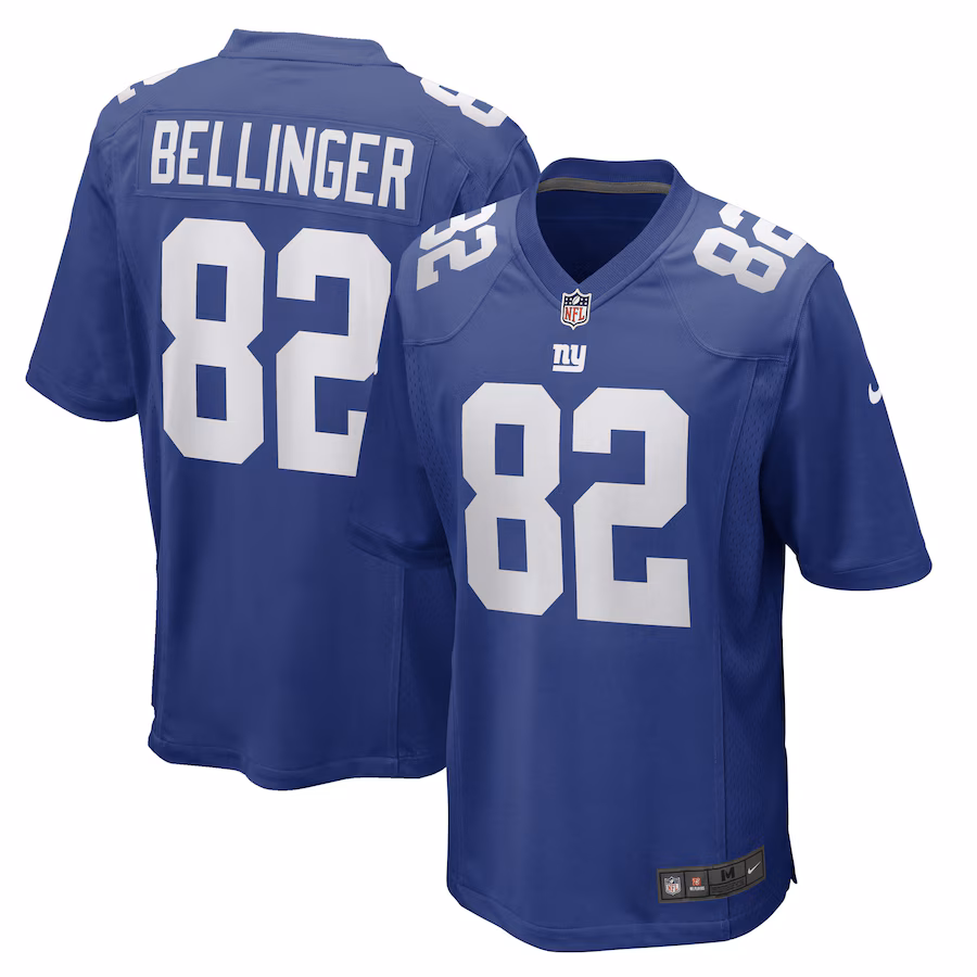 Men's New York Giants Daniel Bellinger Nike Royal Game Player Jersey - ujerseystore