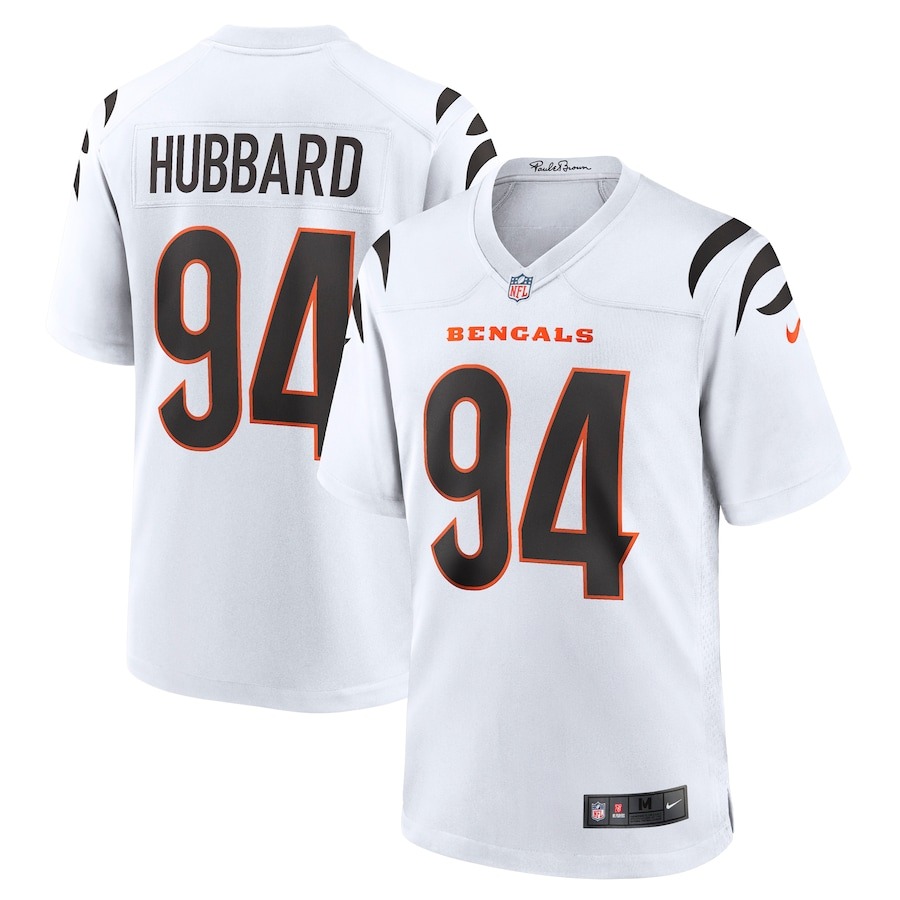 Men's Cincinnati Bengals Sam Hubbard Nike White  Game Jersey - ujerseystore