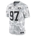 Men's San Francisco 49ers Nick Bosa Nike Arctic Camo 2024 Salute to Service Limited Jersey - ujerseystore